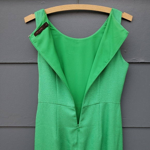 The Limited Kelly Green Tie Front Sheath Dress - 2 - Picture 14 of 16